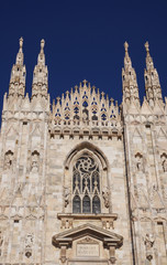Fototapeta premium Dôme de Milan ou cathédrale de la Nativité-de-la-Sainte-Vierge
