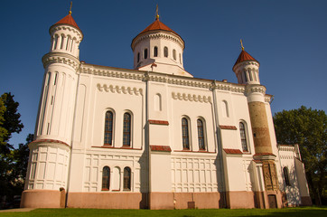 Fototapeta na wymiar Biały Kościół w Wilnie