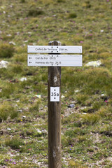 cartello al colle di Tortisse