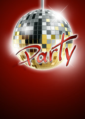 mirrorball disco background