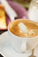 cappuccino on the table