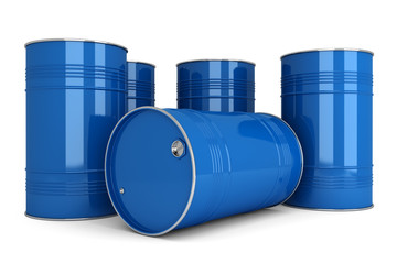 Group of steel drums