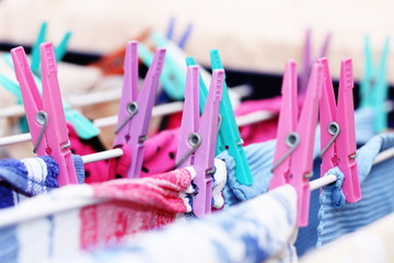 colored pegs