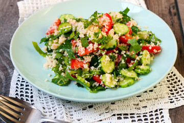 Couscous and vegetable salad