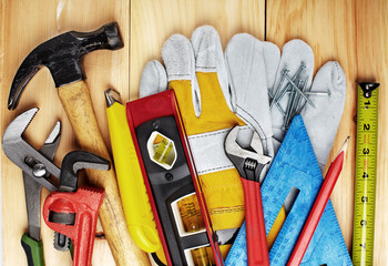 Construction tools.