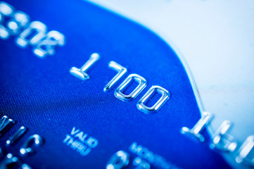 Blue credit card