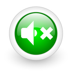 Obraz premium mute icon