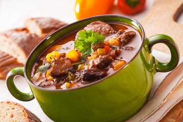 Tasty rich meaty stew