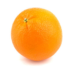 Orange fruit sliced isolated on white background