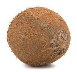 Coconuts isolated on white background