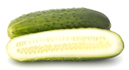 cucumber isolated on white background