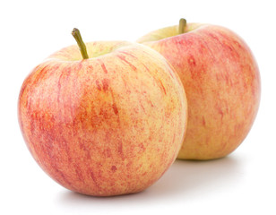 juicy apples isolated on white background