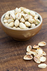 Pistachios in a bowl
