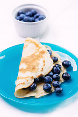 Crepes with berries