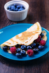 Crepes with berries © Kamila Cyganek
