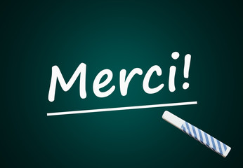 Merci! (reconaissance, remercier; panneau)