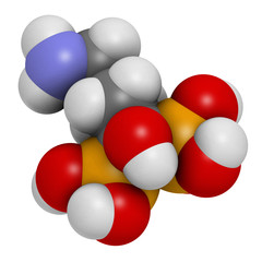 Alendronic acid (alendronate, bisphosphonate class) osteoporosis