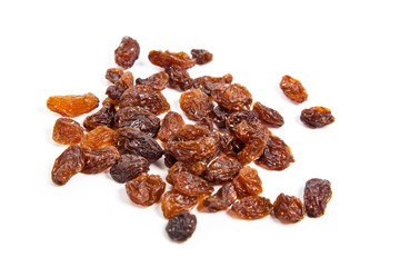 raisins isolated on white background