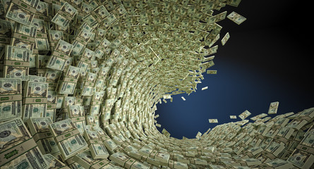 Money wave © Marius Faust