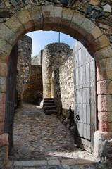 Naklejka premium Marvao castle entrance gate