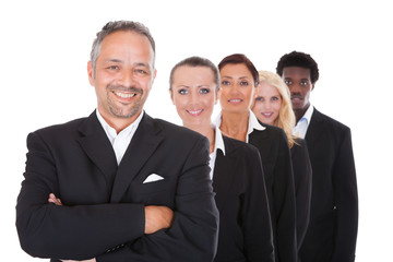 Multi-racial Group Of Business People