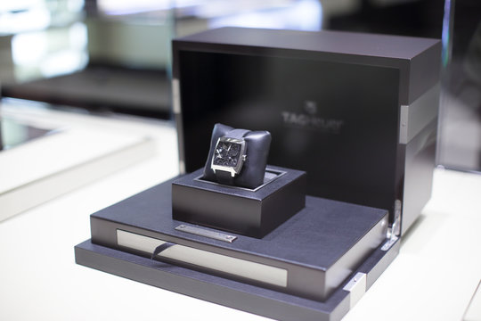 Stock image of a watch on display
