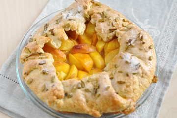 Pfirsich Galette