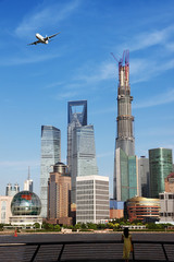Naklejka premium shanghai skyline.