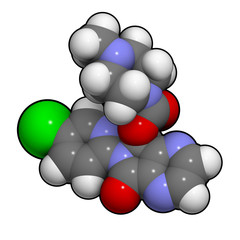 Zopiclone insomnia drug (sleeping pill, z-drug)