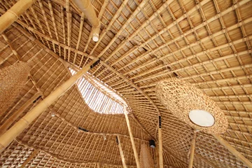 Türaufkleber Bamboo architecture in Gili trawangan © Brad Pict