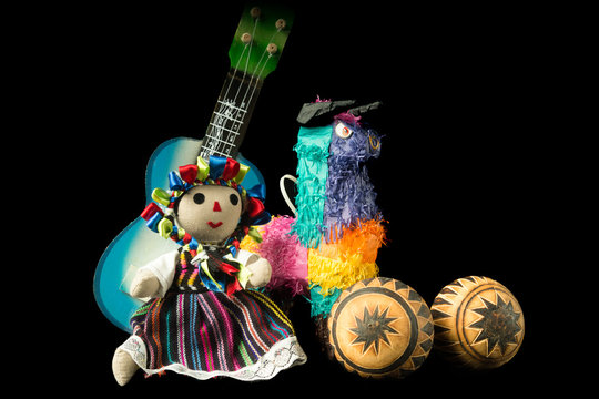 Mexican Doll and Toys