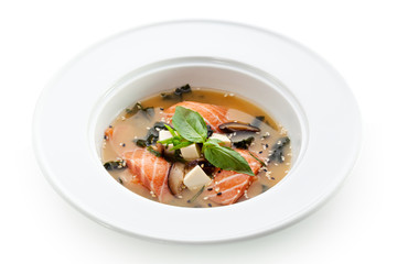 Salmon Miso Soup