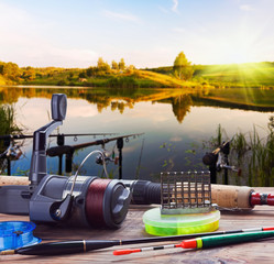 fishing on the lake © OlegDoroshin