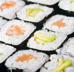 fresh Japanese sushi Roll