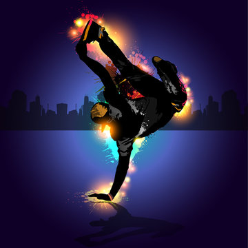 11 211 Best Hip Hop Dance Silhouette Images Stock Photos Vectors Adobe Stock