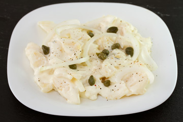 potato salad with onion