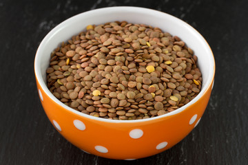 lentil in bowl