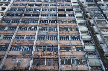 Abandoned building in Hong Kong