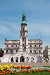 Fototapeta premium The main market square in Zamosc