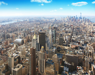 New York city.Aerial view.