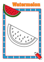 colora la frutta, melone