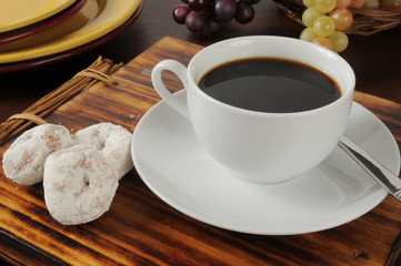 Coffee and donuts
