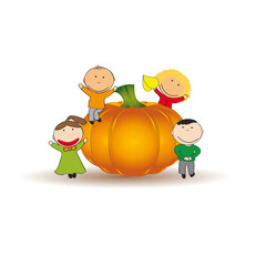 Fototapeta premium Happy kids