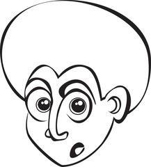 Afro haircut