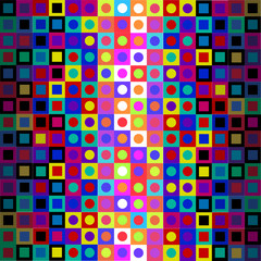 Retro Modern Op Art Pattern