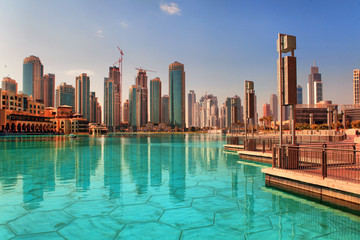 Fototapeta na wymiar Modern skyscrapers in Dubai
