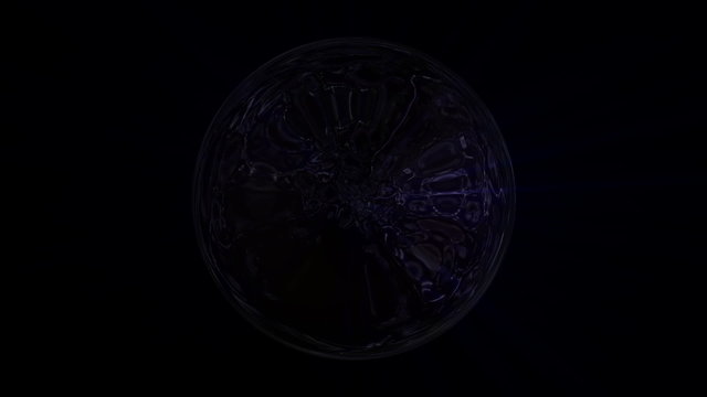 Glass Sphere abstract light LOOP