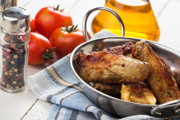 Fried chicken wings