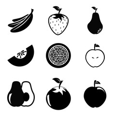 healthy food icons