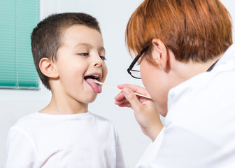 Child at the doctor